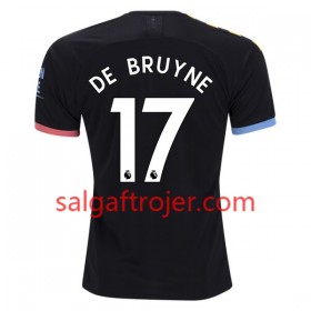 Manchester City Fodboldtrøjer De Bruyne 17 Udebanesæt 2019/20 Kort ærmer